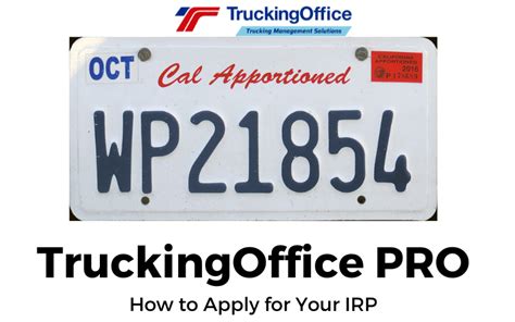 How To Apply For Your Irp Plates Blog Truckingoffice