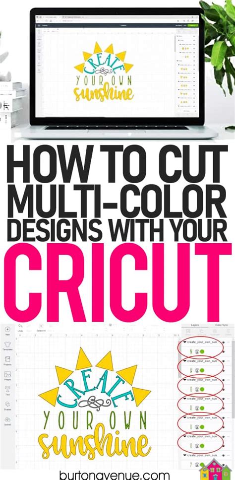 How to Cut Multi-Colored Designs in Cricut Design Space - Burton Avenue