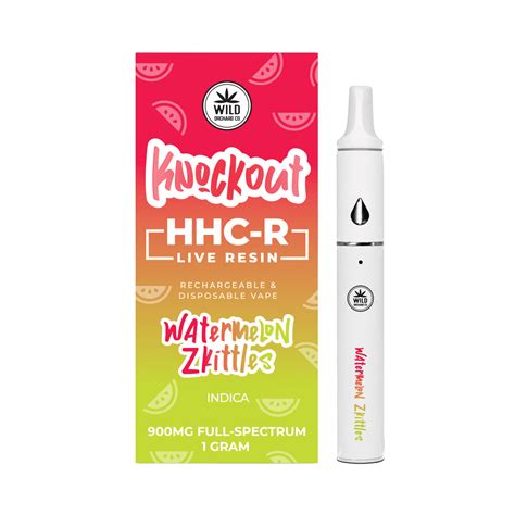 Watermelon Zkittles Hhc R Live Resin 510 Vape Pen 1g For Sale