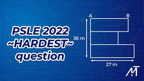 PSLE 2022 Hardest Question Math Olympiad YouTube