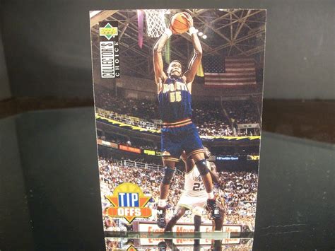 Rare Dikembe Mutombo Upper Deck Card Tip Offs Denver Nuggets