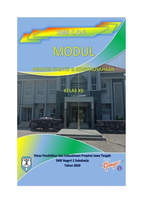 Modul Produk Kreatif Dan Kewirausahaan Smk Kelas Xii