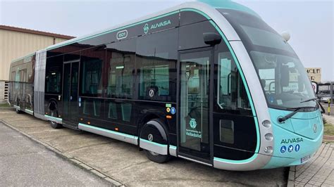 Auvasa ya ha recibido el primer autobús eléctrico IE Tram de Irizar