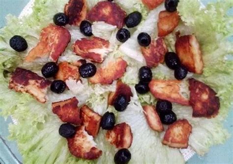 Halumi salad Recipe by arunresh - Cookpad