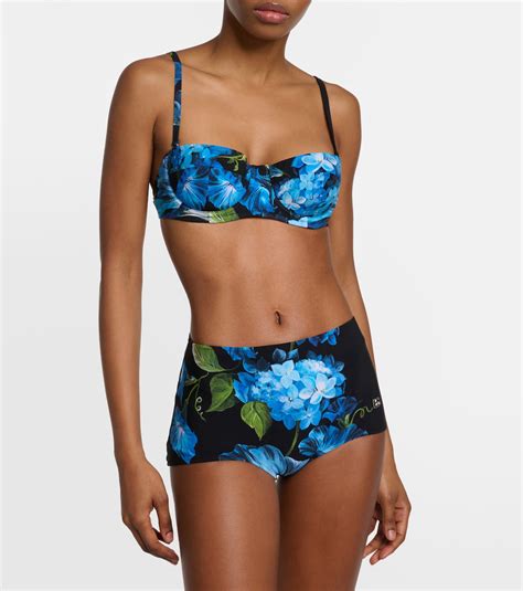 Floral Bikini In Multicoloured Dolce Gabbana Mytheresa