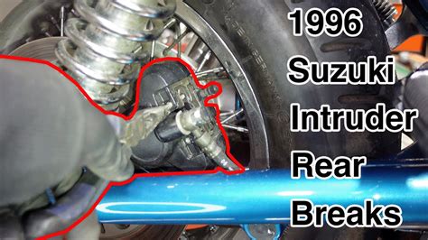 Installing Rear Brakes On A 1996 Suzuki Intruder 1400 YouTube