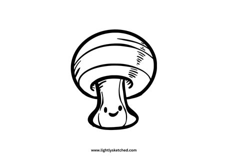 26 Cute Mushroom Drawings