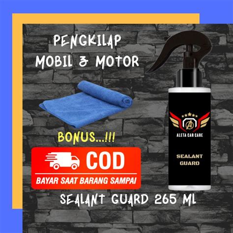 Jual Paket Sealant Guard Pengkilap Wax Semi Coating Cat Body Mobil