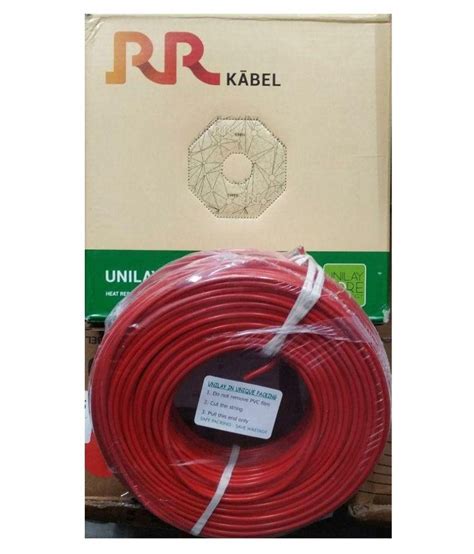 Rr Kabel S Unilay Hr Pvc Insulated Single Core Sq Mm Fr Cable