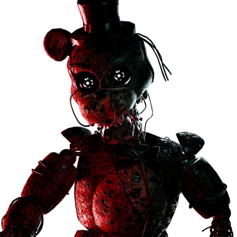 Ignited Freddy Render By Itrashman115 On Deviantart