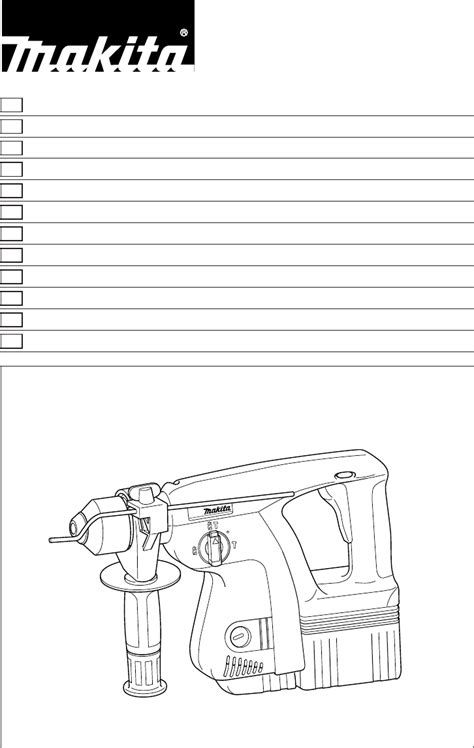 Manual De Uso Makita BHR200 Martillo Perforador