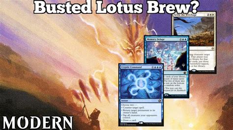 Busted Lotus Brew Modern Mtgo Jeskai Lotus Field Modern Youtube