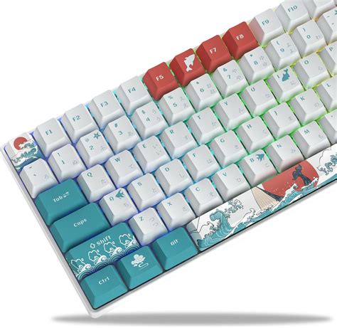 Xvx Japanese Keycaps Keys Coral Sea Pbt India Ubuy