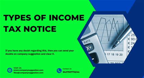 Types Of Income Tax Notice Company Suggestion