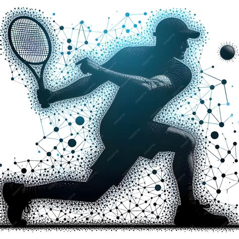 Premium Vector | Vector tennis player