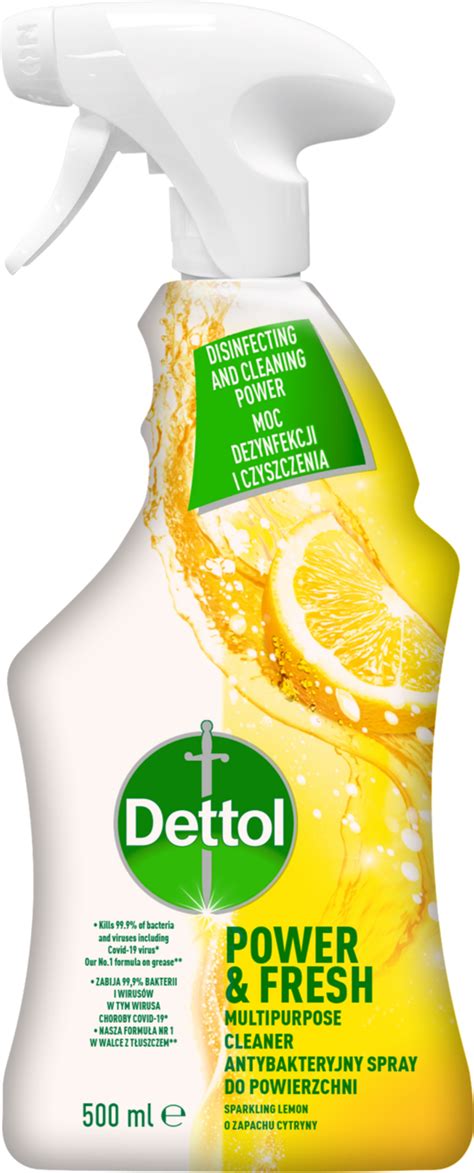 DETTOL Power Fresh Spray Do Powierzchni Antybakteryjny O Zapachu