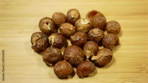 Soap Nuts Indian Soapberry Or Washnut Sapindus Mukorossi Reetha Or