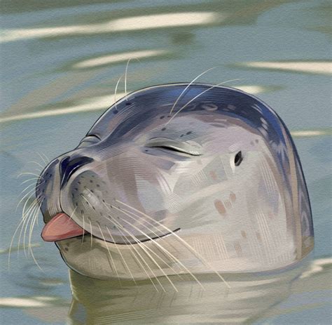 seal painting  rappenem  deviantart