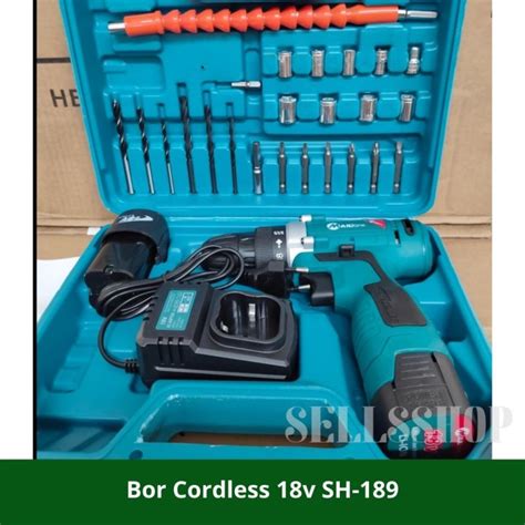 Cod Mesin Bor Baterai Tembok Cordless Drill V Sh Mailtank