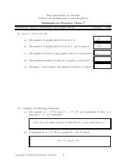 Discrete Mathematics: Graph Theory Practice Solutions | Course Hero