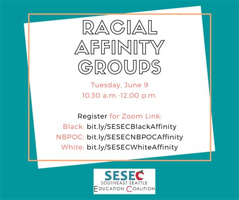 Racial Affinity Groups Southeast Seattle Education Coalition