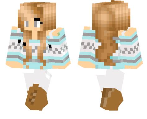 Blonde Girl Minecraft Pe Skins