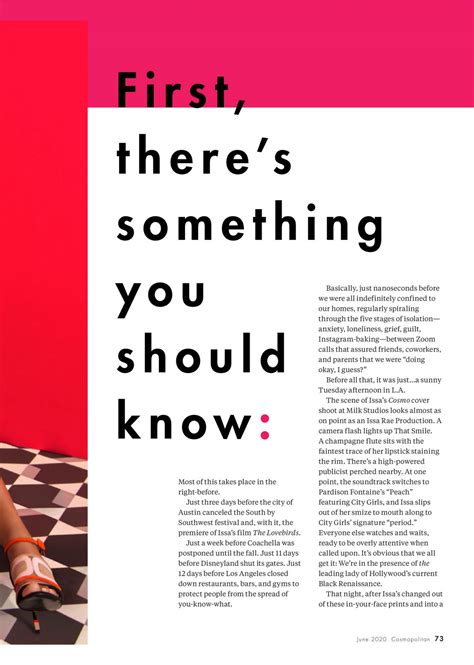 Issa Rae - Cosmopolitan Magazine USA June 2020 Issue • CelebMafia