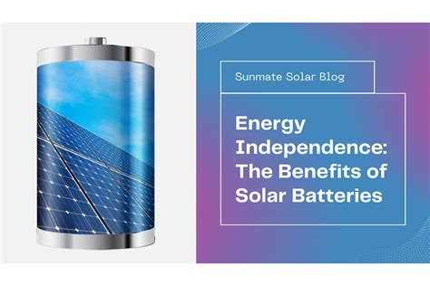 Powering Up Understanding The Cost And Benefits Of Solar Batteries For