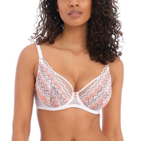 Soutien Gorge Plongeant Armatures Blanc FESTIVAL VIBE En Nylon Freya