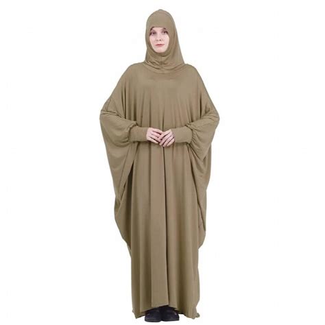 Ramadan Eid Muslim Prayer Garment Dress Women Abaya Jilbab Hijab Long