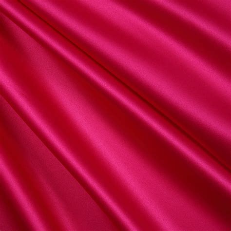 Fuchsia Duchesse Matt Satin Bloomsbury Square Dressmaking Fabric