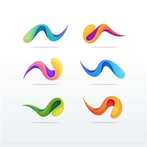 waveform logo illustrations royalty  vector graphics clip art