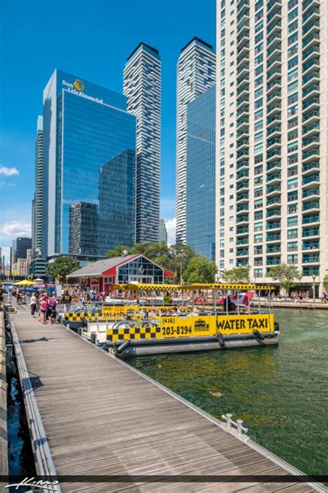 Waterfront Toronto Ontario Canada Water Taxi Royal Stock Photo