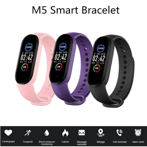 M5 Smart Sport Band Fitness Tracker Stappenteller Grandado