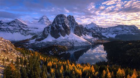 mountain lake nature forest landscape scenery