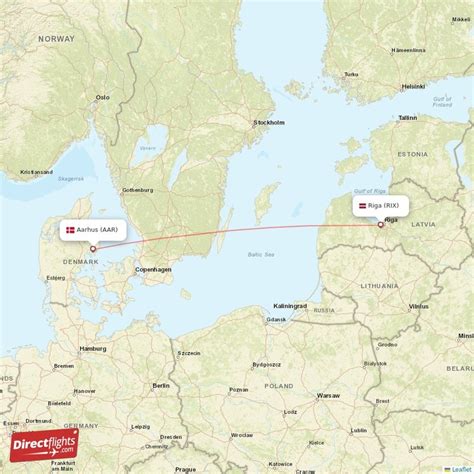 Direct Flights From Aarhus To Riga AAR To RIX Non Stop Directflights