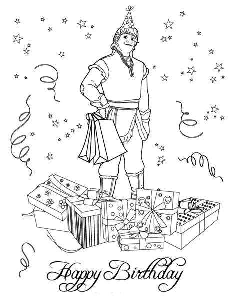 Kristoff From Frozen Movie Colouring Page Coloring Pages Coloring Cool