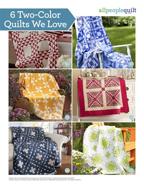 6 Two Color Quilts We Love Quilting Pattern From The Editors Of American Patchwork And Quilting