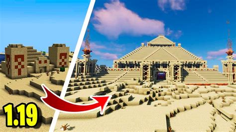 Eu Evolui TODAS As Estruturas Do Minecraft Templo Do Deserto