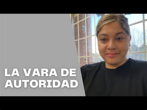 La Vara De Autoridad Cynthya Andrade YouTube