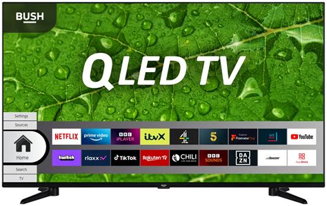 Bush 43 Inch Smart 4K UHD HDR QLED Freeview TV Television Offers