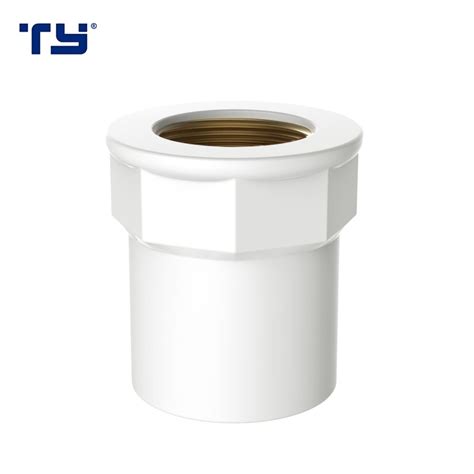 PVC U PVC Pressure Female Adapter BRASS Pipe Fitting Water Supply DIN