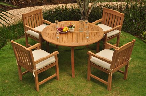Teak Outdoor Dining Table And Chairs at Numbers Mcleod blog