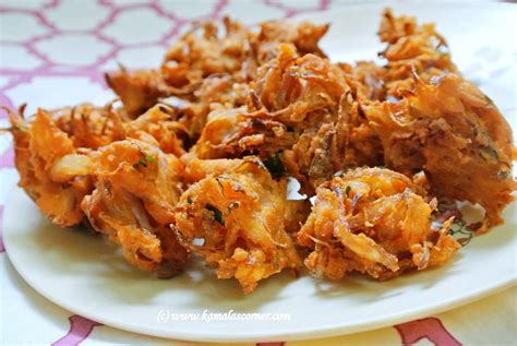 Quick Onion Pakoda Kamala S Corner