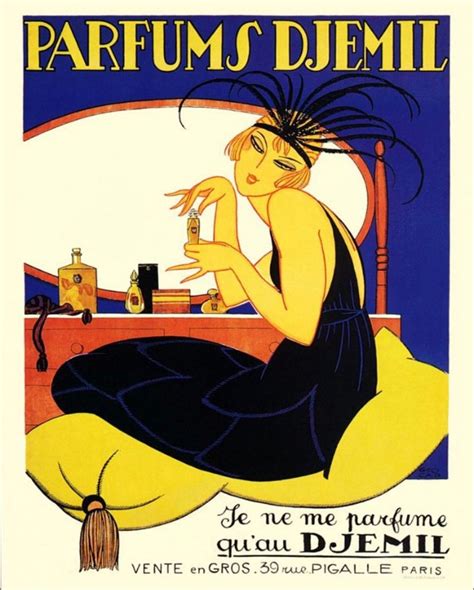 Vintage French Perfume Ad Print French Print Perfume Print Etsy