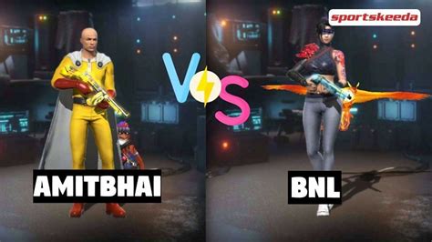 Amitbhai Desi Gamers Vs OP BNL Who Has Better Free Fire Stats In