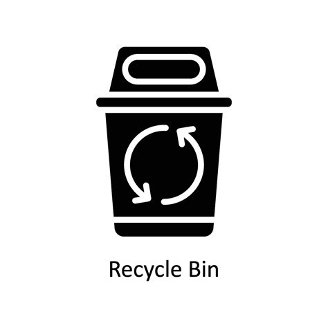 reciclar compartimiento vector sólido icono diseño ilustración negocio