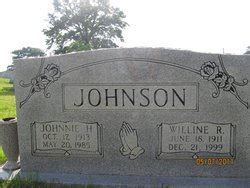 Johnnie Howard Johnson M Morial Find A Grave