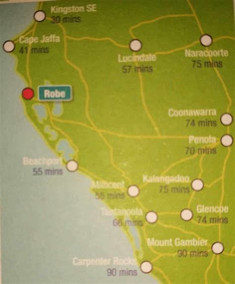 Robe Caravan Park Map