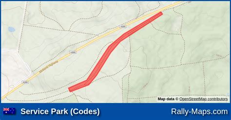 Service Park Codes Stage Map Begonia Rally 1979 🌍 Rally